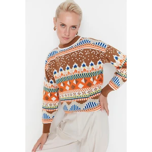 Trendyol Sweater - Beige - Regular fit