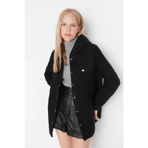 Trendyol Coat - Black - Double-breasted