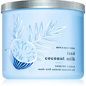 Bath & Body Works Iced Coconut Milk vonná svíčka 411 g