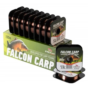 Falcon vlasec carp tmavá meď 100 m-priemer 0,35 mm / nosnosť 11,60 kg