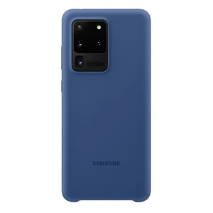 Puzdro Samsung Silicone Cover EF-PG988TNE pre Samsung Galaxy S20 Ultra - G988F, Navy