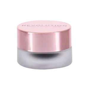 Makeup Revolution Gel Eyeliner Pot gelové oční linky se štětečkem odstín Black 3 g