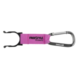 Spro freestyle bottle clip růžový