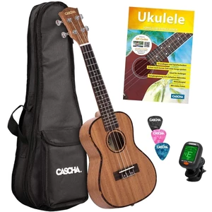 Cascha HH 2036 DE Premium Koncertné ukulele Natural