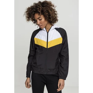 Ladies 3-Tone Windbreaker black/white/chromeyellow