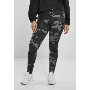 Ladies High Waist Camo Tech Leggings Dark Camo