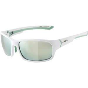 Alpina Lyron S White/Pistachio Matt/Emerald Gafas deportivas