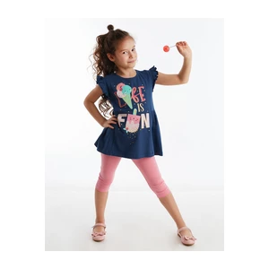 Denokids Fun Frilled Girls Tunic Set