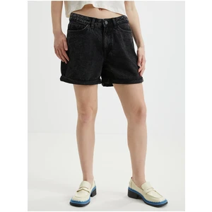 Black denim shorts Noisy May Smiley - Women