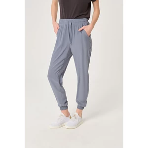 Dagi Women's Blue Cupro Harem Pants