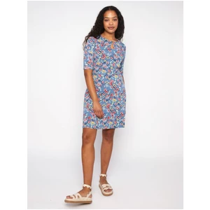 Light blue women floral dress Blutsgeschwister - Women