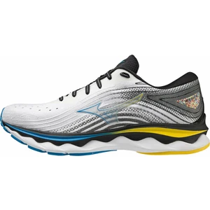 Mizuno Wave Sky 6 White/Cyber Yellow/Indigo Bunting 40