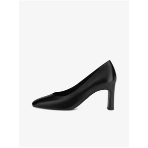 Tamaris Black Leather Pumps - Ladies