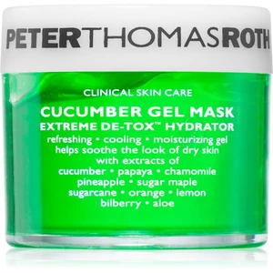 Peter Thomas Roth Cucumber De-Tox Gel Mask hydratační gelová maska na obličej a oční okolí 50 ml