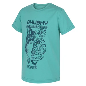 Children's functional T-shirt HUSKY Tash K turquoise