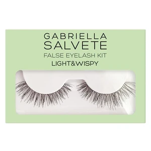 Gabriella Salvete False Eyelash Kit Light & Wispy umělé řasy s lepidlem 1 ks