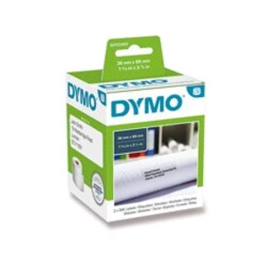 DYMO etikety v roli  99012 S0722400 89 x 36 mm papier  biela 520 ks permanentné prepravné štítky