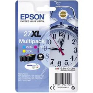 Sada náplní do tlačiarne Epson T2715, 27XL C13T27154012, zelenomodrá, žltá, purpurová