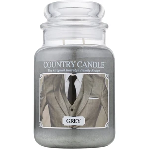 Country Candle Grey vonná svíčka 652 g