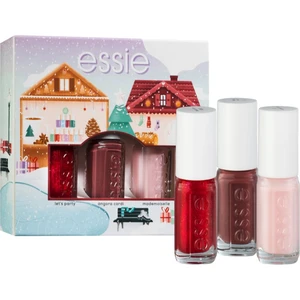 Essie Mini Triopack lak na nechty limitovaná edícia Christmas 3x5 ml