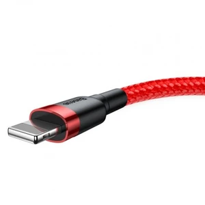 Baseus Cafule Cable USB/Lightning 2.4A 0.5m, piros