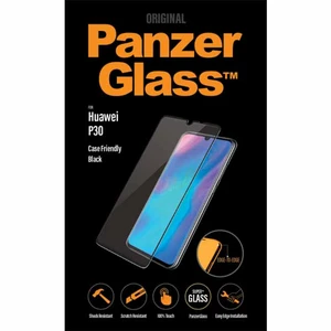 Temperált védőüveg PanzerGlass Case Friendly Huawei P30, fekete