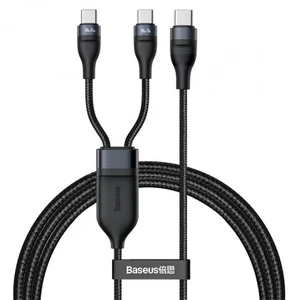 Baseus Flash Series 1for2 nabíjací kábel USB-C/2xUSB-C 100W 1.5m