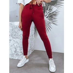 Women's sweatpants FITS burgundy Dstreet z