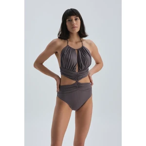 Dagi Monokini - Brown - Plain