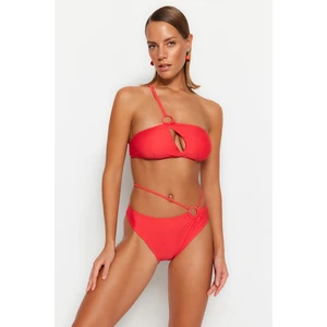 Trendyol Bikini Bottom - Red - Plain