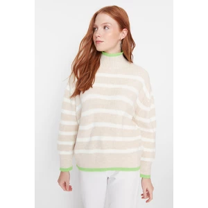 Trendyol Sweater - Beige - Oversize