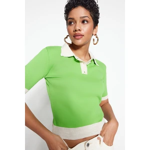 Trendyol Sweater - Green - Regular fit