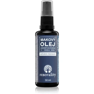 Renovality Original Series Makový olej s prírodným vitamínom E makový olej lisovaný za studena 50 ml