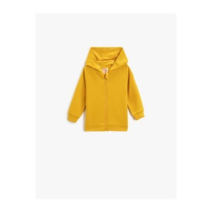 Koton Sweatshirt - Yellow - Relaxed fit