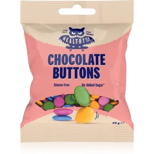 HEALTHYCO Chocolate buttons 40 g čokoládovej lentilky