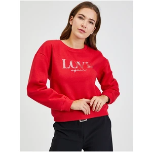 Red Women's Loose Sweatshirt ORSAY - Women