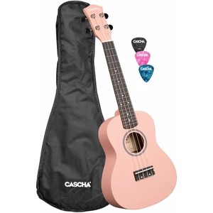 Cascha CUC107 Linden Koncert ukulele Pink