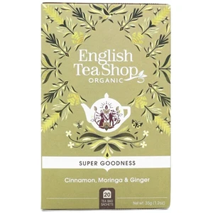 English Tea Shop BIO čaj Škorica, moringa a zázvor - 20 sáčkov