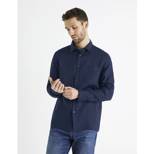 Celio Linen Shirt Baflax - Men