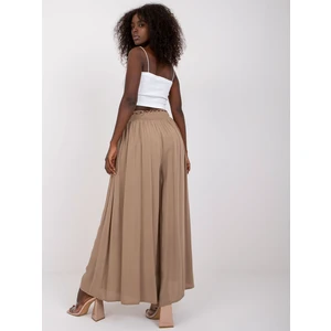 Beige wide pants Surie O BELLA