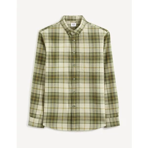 Celio Plaid Cotton Shirt - Men