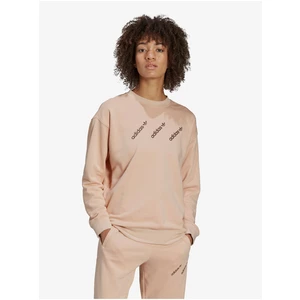 Women's Beige Sweatshirt adidas Originals - Women