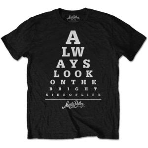 Monty Python T-shirt Unisex Bright Side Eye Test XL Noir