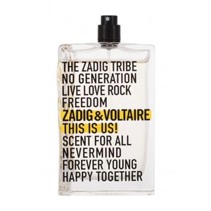 Zadig & Voltaire This Is Us! 100 ml toaletná voda tester unisex