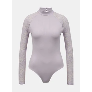 Light Purple Bodysuits with Lace Sleeves TALLY WEiJL - Women