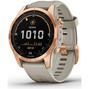 Garmin FENIX® 7S Solar smart hodinky  30 mm  béžová