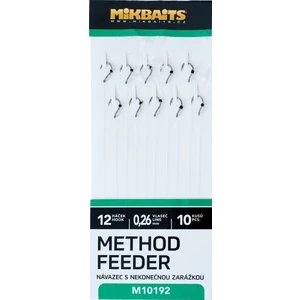 Mikbaits method feeder nadväzce s nekonečnou zarážkou 10ks - veľkosť 12