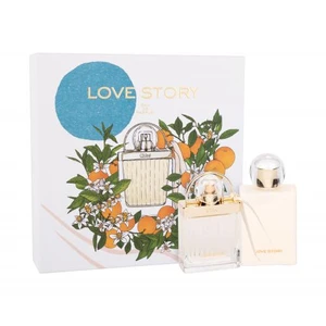 Chloé Love Story darčeková kazeta parfumovaná voda 50 ml + telové mlieko 100 ml pre ženy