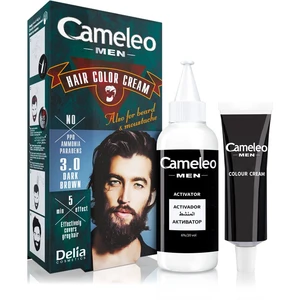 Delia Cosmetics Cameleo Men farba na vlasy odtieň 3.0 Dark Brown 30 ml