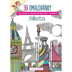 3D omalovánky: Města - Hannah Davies